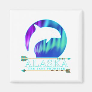 Alaska State Pride Alaska Northern Lights Alaskan Magnet