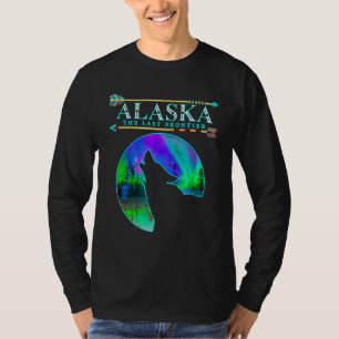 Alaska State Pride Alaska Northern Lights Alaskan  T-Shirt