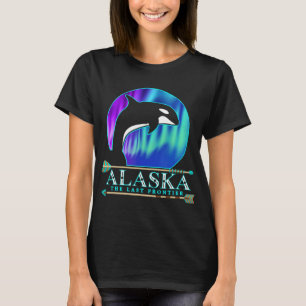 Alaska State Pride Alaska Northern Lights Alaskan  T-Shirt