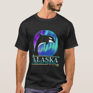 Alaska State Pride Alaska Northern Lights Alaskan  T-Shirt