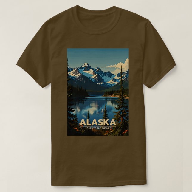 Alaska State Travel TShirt 2 (Design Front)