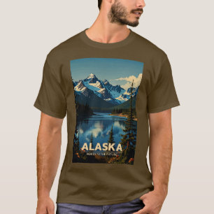 Alaska State Travel TShirt 2
