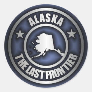 "Alaska Steel" Stickers (Blue)