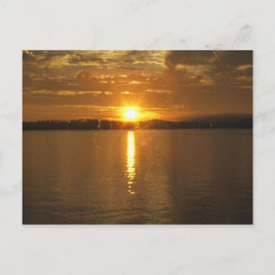 Alaska Sunset Postcard