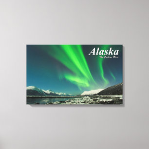 Alaska The Curtain Rises Canvas Print