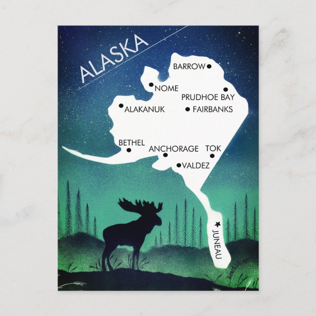 Alaska the Final Frontier Postcard (Front)