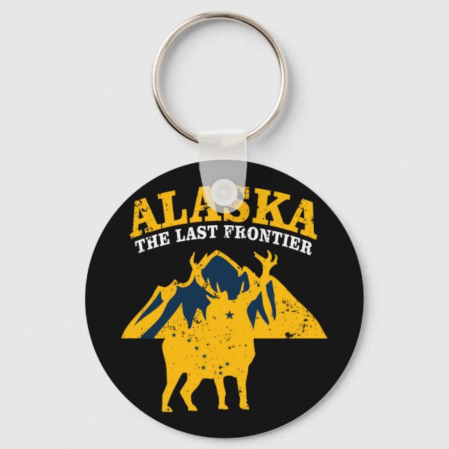 Alaska The Last Frontier Keychain (Front)