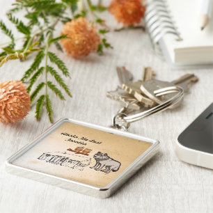 Alaska The Last Frontier Keychain