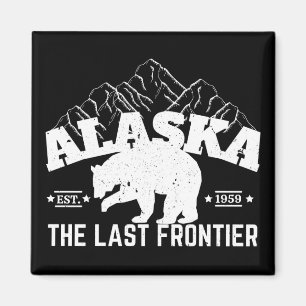 Alaska The Last Frontier Polar Bear Magnet