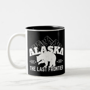 Alaska The Last Frontier Polar Bear Two-Tone Coffee Mug