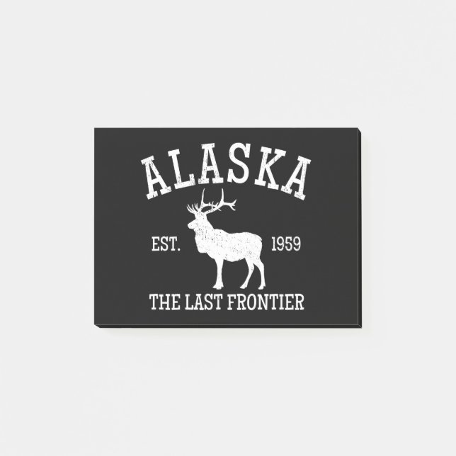 Alaska The Last Frontier Post-it Notes (Front)