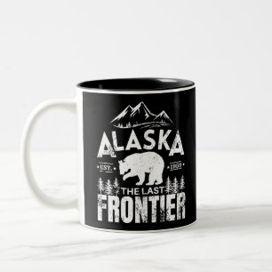 Alaska The Last Frontier Two-Tone Coffee Mug