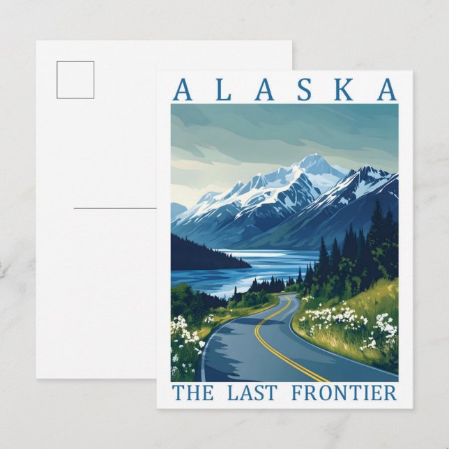Alaska the Last Frontier USA Travel Place Postcard (Front/Back)