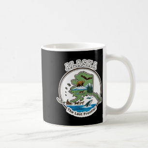 Alaska the last frontier wildlife adventure art coffee mug