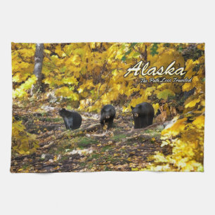 Alaska The Path Less Travelled Kitchen Towel