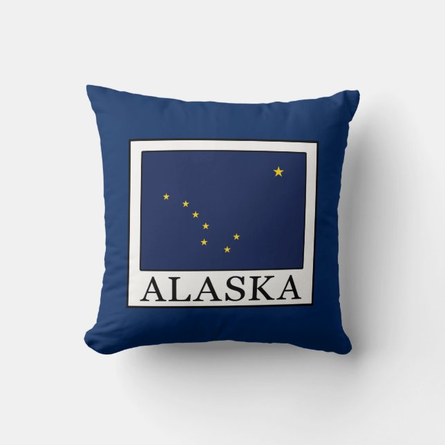 Alaska Throw Pillow (Front)