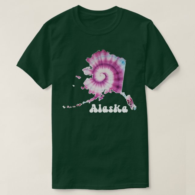 Alaska Tie Dye T-Shirt (Design Front)