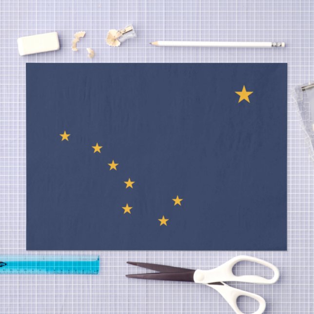 Alaska tissue paper, Alaskan Flag tissue paper (Craft)