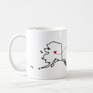 Alaska to Kansas - Heart2Heart Coffee Mug