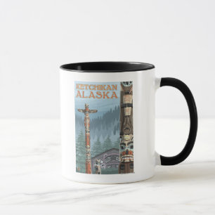 Alaska Totem Poles - Ketchikan, Alaska Mug