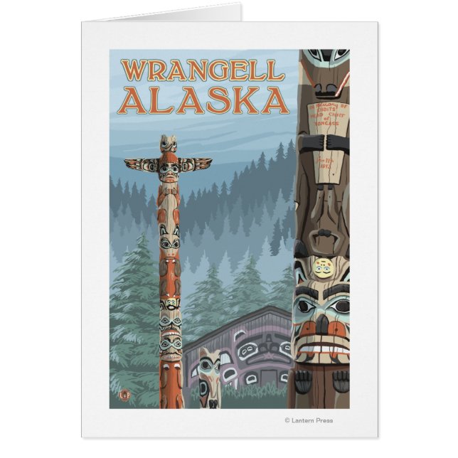 Alaska Totem Poles - Wrangell Alaska (Front)