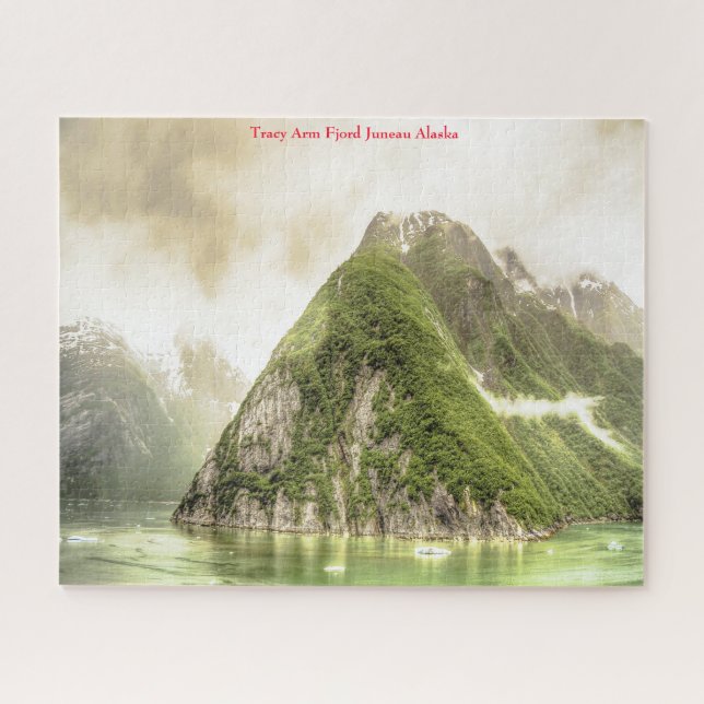Alaska Tracy Arm Fjord Juneau Jigsaw Puzzle (Horizontal)