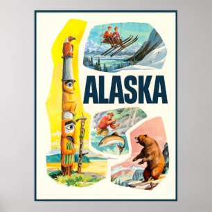 Alaska Travel Poster 
