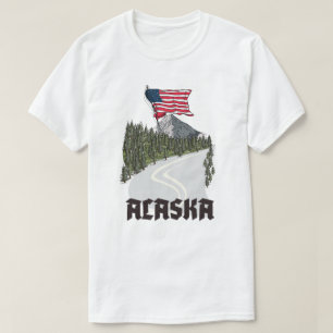 Alaska Travel Poster T-Shirt