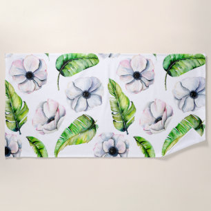 Alaska Tropical Beach Towel