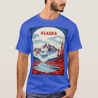 Alaska United States of America Tourism Vintage Po T-Shirt