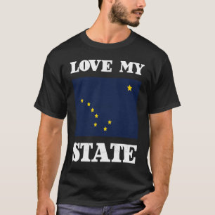 Alaska US Vintage State Flag For A Proud People Of T-Shirt