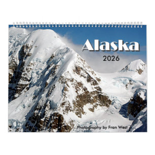 Alaska, USA, 2026 Calendar