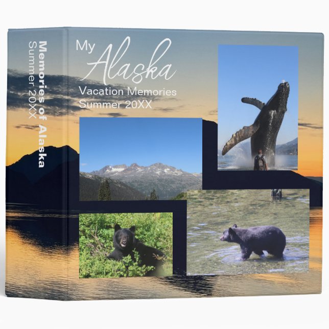 Alaska - Vacation Memories Binder (Front/Spine)