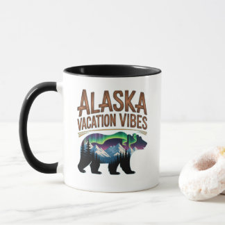Alaska Vacation Vibes Travel Adventure Mug