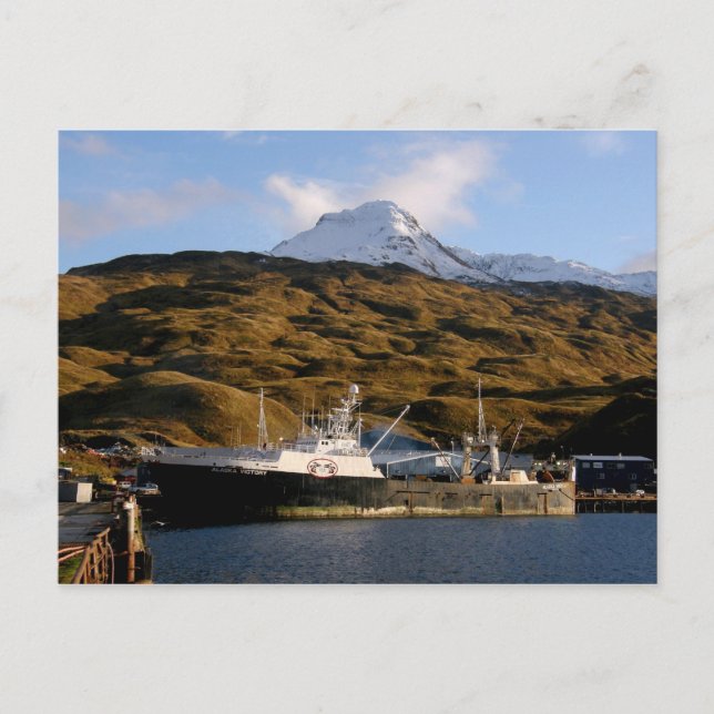 Alaska Victory, Trawler in Dutch Harbour, Alaska Postcard (Front)