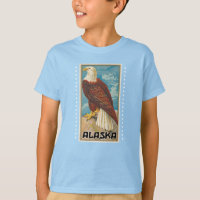 Alaska - Vintage Bald Eagle