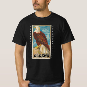 Alaska - Vintage Bald Eagle T-Shirt