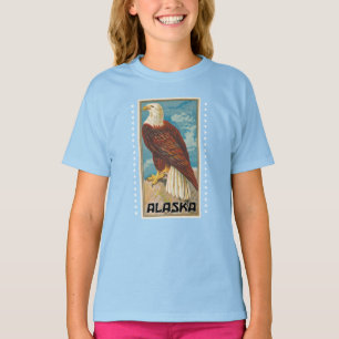 Alaska - Vintage Bald Eagle T-Shirt
