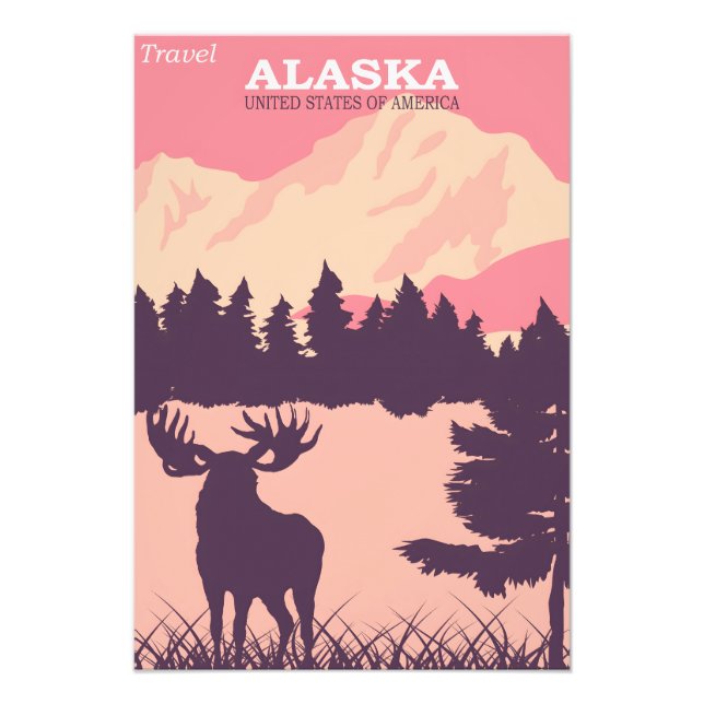 Alaska vintage poster (Front)