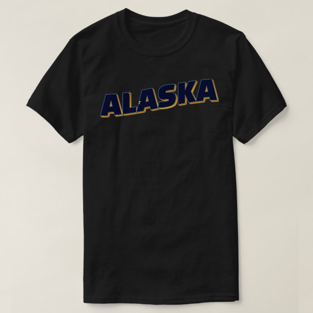 Alaska vintage style retro souvenir TShirt 2 (Design Front)