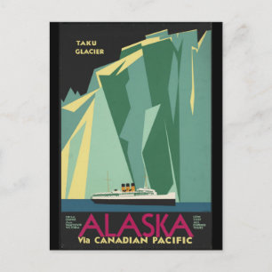 Alaska   vintage travel postcard