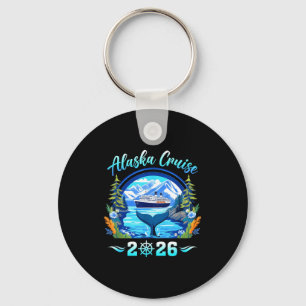 Alaska whale family friends group alaskan alaska keychain