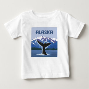 Alaska Whale Tale Baby T-Shirt