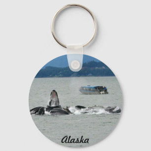 Alaska Whales Keychain