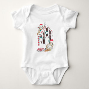 Alaska Whimsical Christmas Wildlife Baby Bodysuit