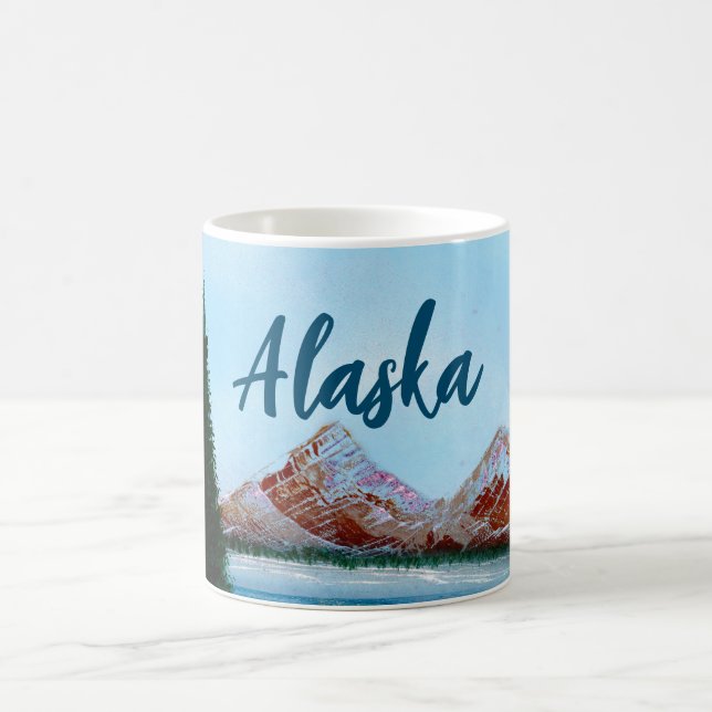 Alaska Wilderness Landscape Coffee Mug (Center)