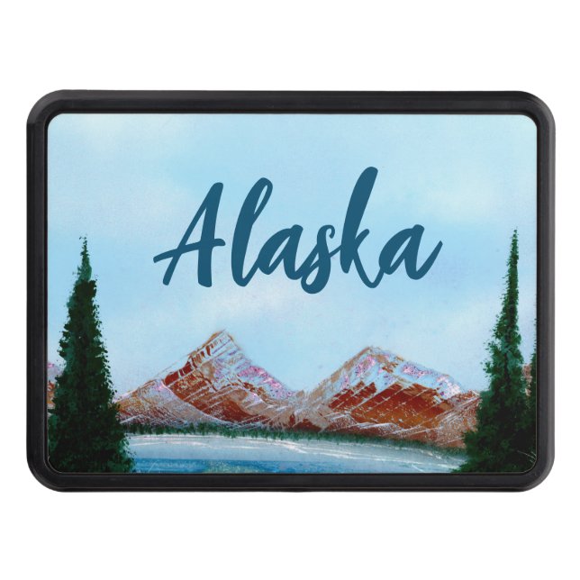 Alaska Wilderness Trailer Hitch Cover (Front)