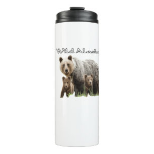 Alaska Wildlife Polar Bear Thermol Tumbler