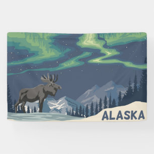  Alaska with Moose    Banner