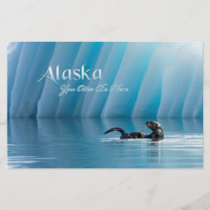 Alaska-You Otter Be Here Stationery